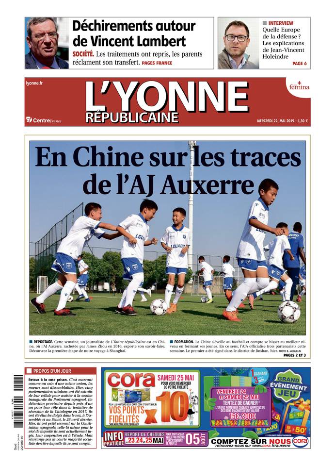 L'Yonne Républicaine 22 mai 2019 Abonnement L'Yonne Républicaine Pas Cher avec BOUQUET INFO ePresse.fr