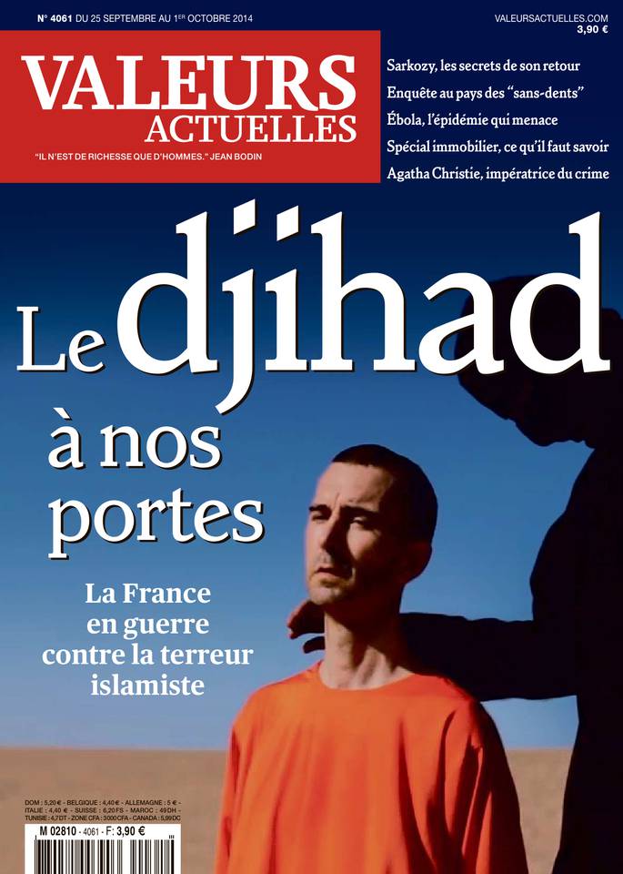 Valeurs actuelles 25 septembre 2014 Valeurs actuelles N°4061 du 25 septembre 2014 à télécharger sur iPad