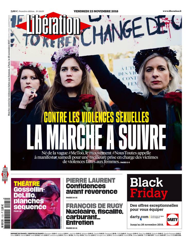 Libération 23 novembre 2018 Libération du 23 novembre 2018 à télécharger sur iPad
