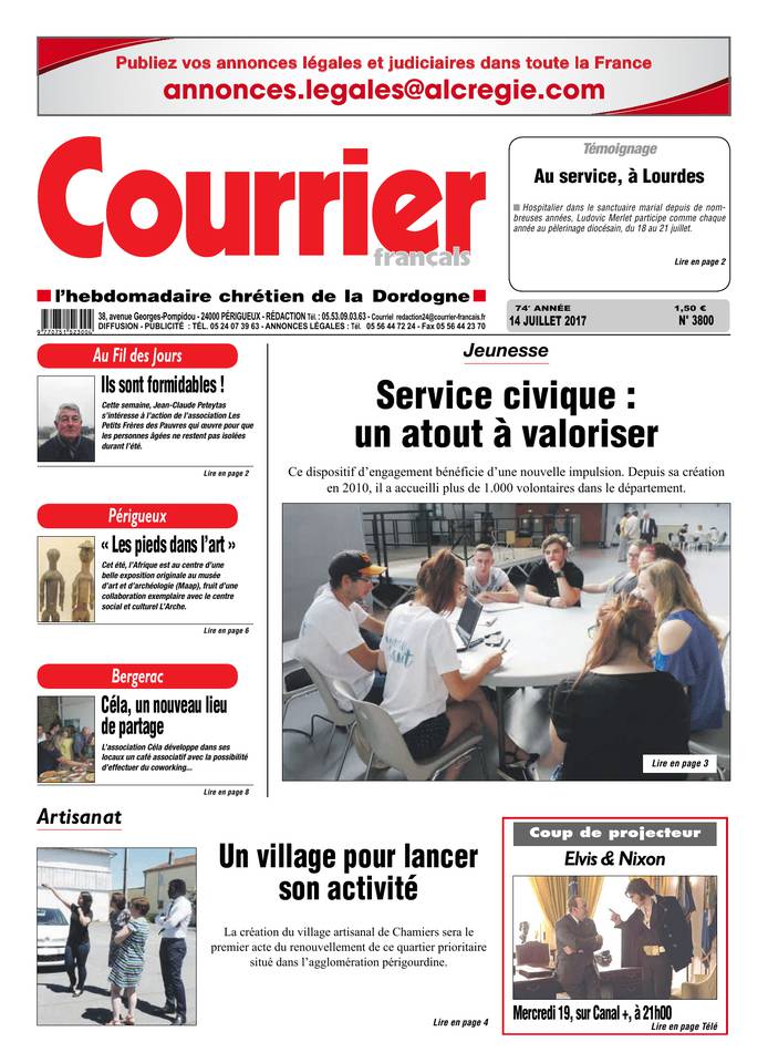 Courrier Français 14 juillet 2017 Courrier Français du 14 juillet 2017 à télécharger sur iPad