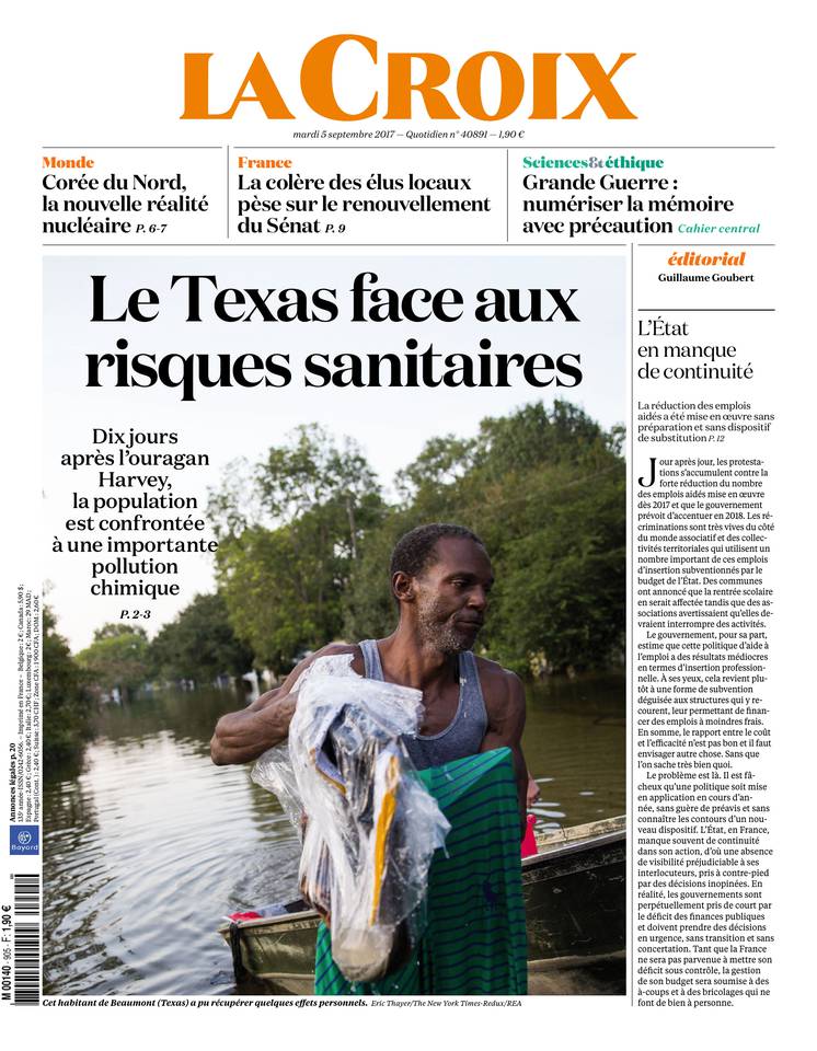La Croix 05 septembre 2017 La Croix du 05 septembre 2017 à télécharger sur iPad