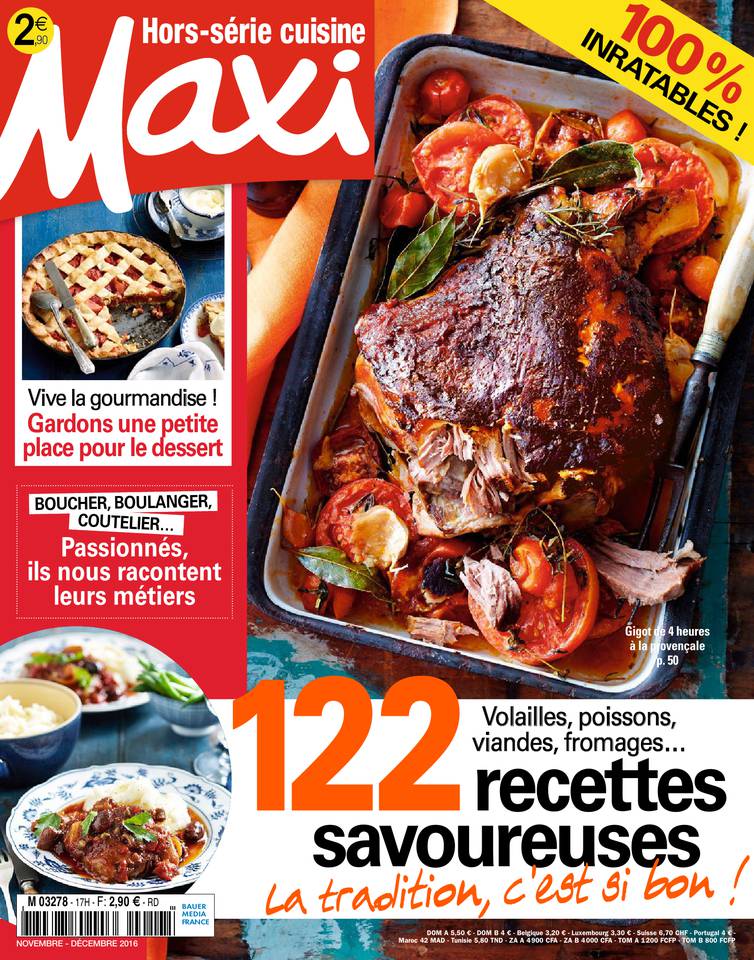 MAXI HORS-SERIE THEMATIQUE 10 octobre 2016 MAXI HORS-SERIE THEMATIQUE N°17 du 10 octobre 2016 à télécharger sur iPad