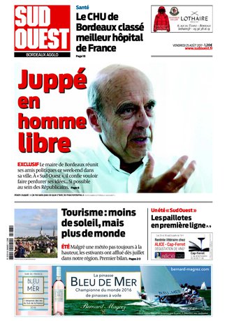 9 septembre 2017 - Sud Ouest - SFR Presse 9 septembre 2017 - Sud Ouest - SFR Presse