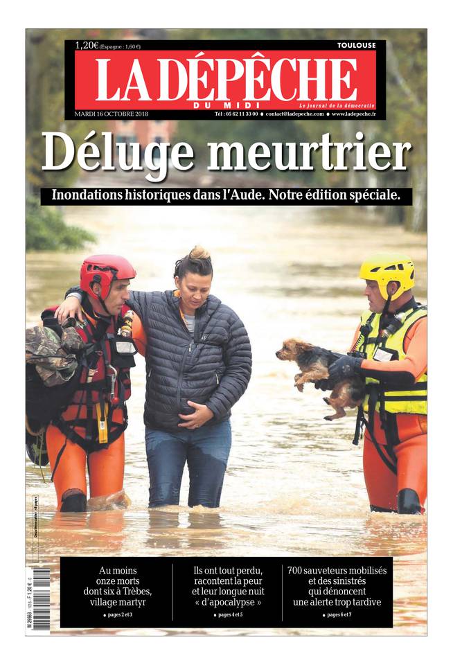 La Dépêche du Midi 16 octobre 2018 Abonnement à La Dépêche du Midi Pas Cher avec le BOUQUET ePresse.fr