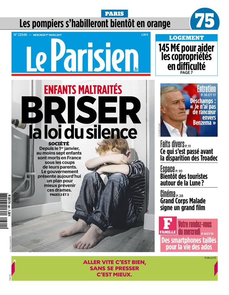 Le Parisien 01 mars 2017 Le Parisien du 01 mars 2017 à télécharger sur iPad