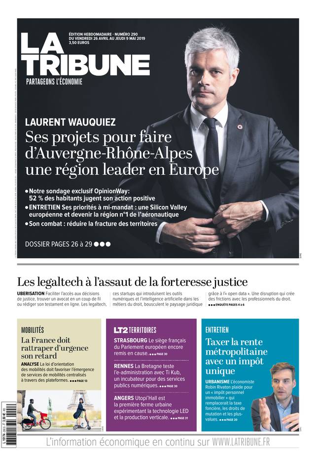 La Tribune Hebdomadaire 26 avril 2019 La Tribune Hebdomadaire du 26 avril 2019 à télécharger sur iPad