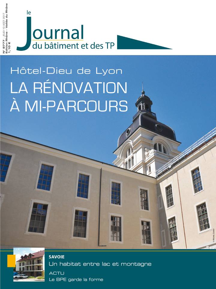 Le Journal du Bâtiment et des TP 10 août 2017 Le Journal du Bâtiment et des TP du 10 août 2017