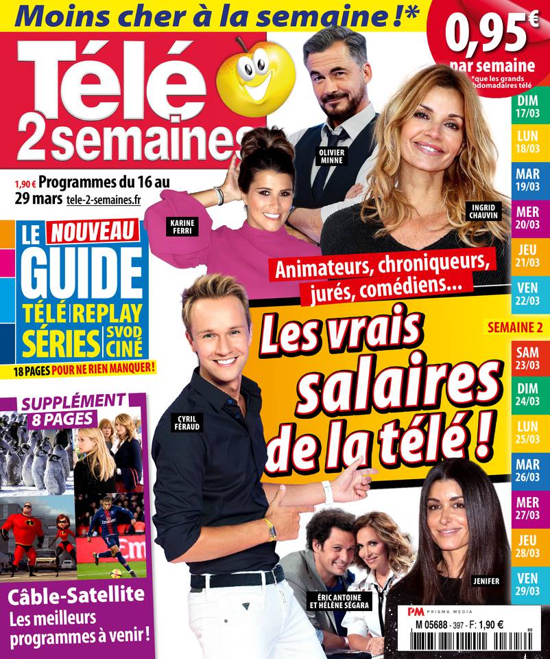 Télé 2 Semaines 11 mars 2019 Télé 2 Semaines du 11 mars 2019