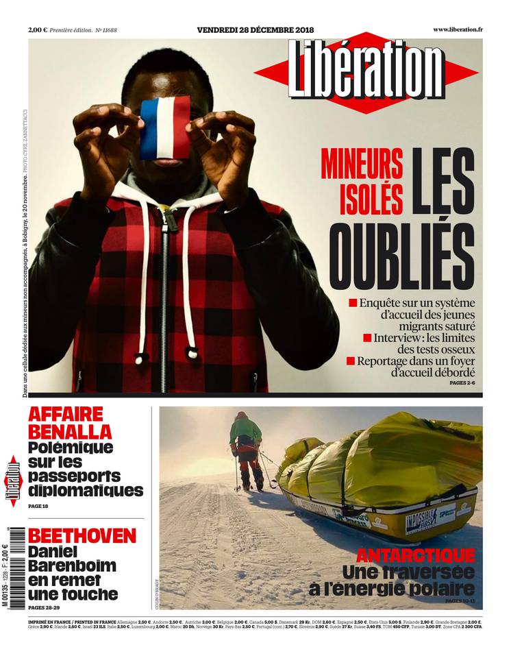 Libération 28 décembre 2018 Libération du 28 décembre 2018 à télécharger sur iPad