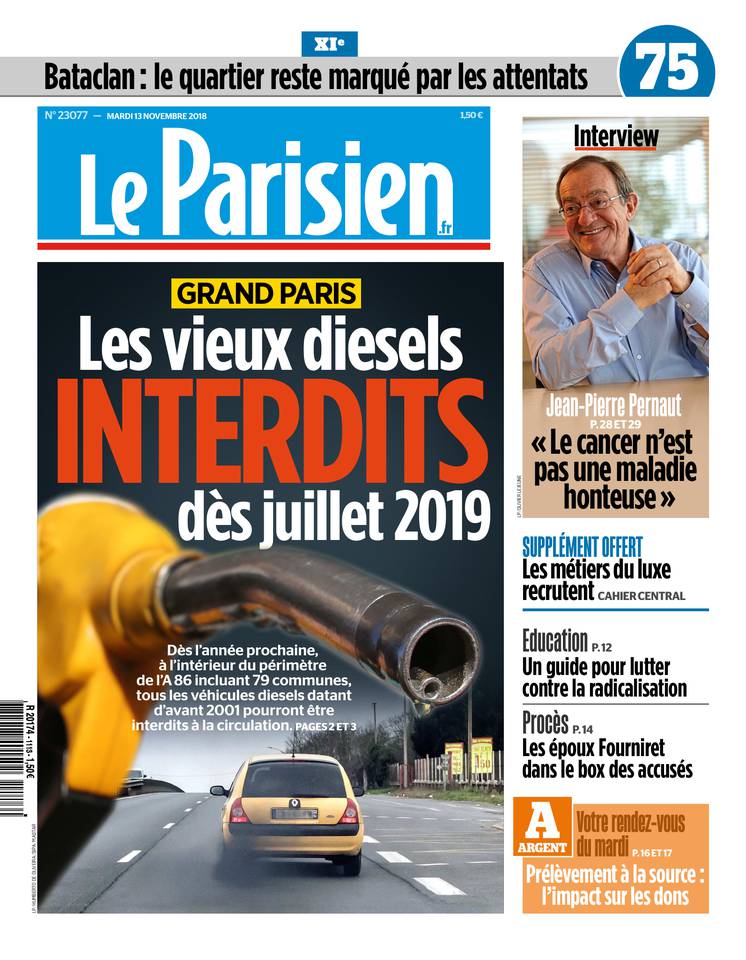 Le Parisien 13 novembre 2018 Le Parisien du 13 novembre 2018 à télécharger sur iPad