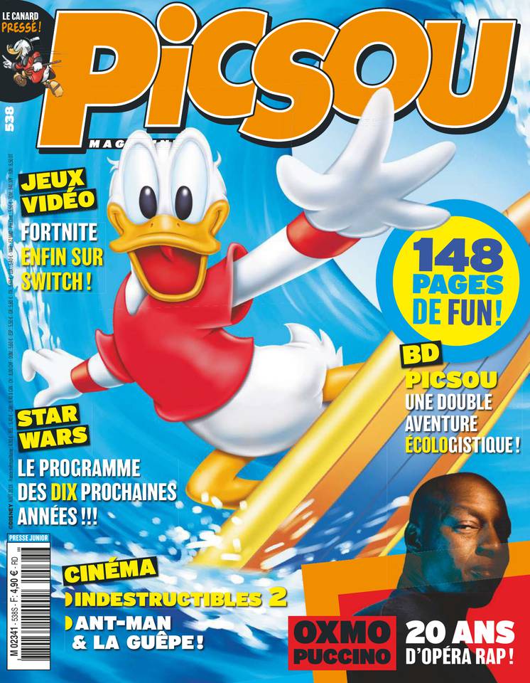 Picsou Magazine 11 juillet 2018 Picsou Magazine du 11 juillet 2018