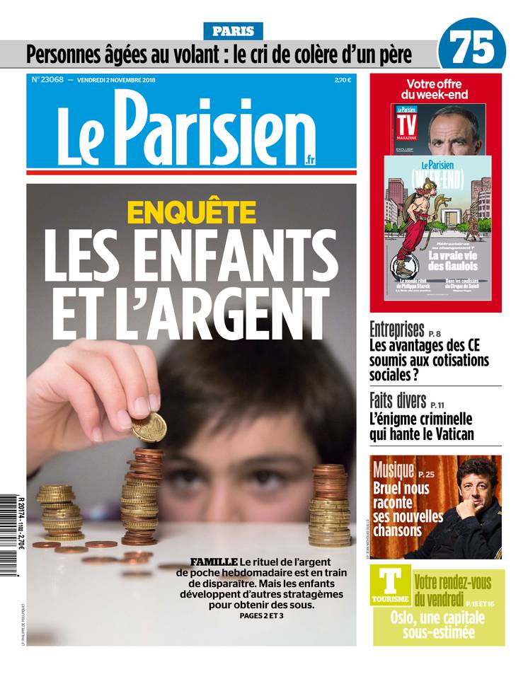 Le Parisien 02 novembre 2018 Le Parisien du 02 novembre 2018 à télécharger sur iPad