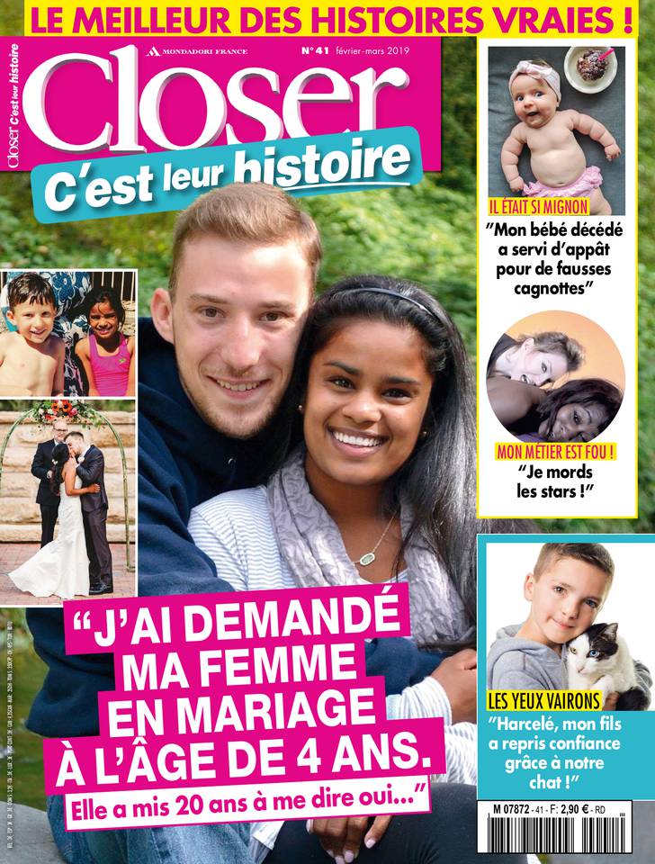 Closer c'est leur histoire 15 février 2019 Abonnement Closer c'est leur histoire Pas Cher avec le BOUQUET ePresse.fr