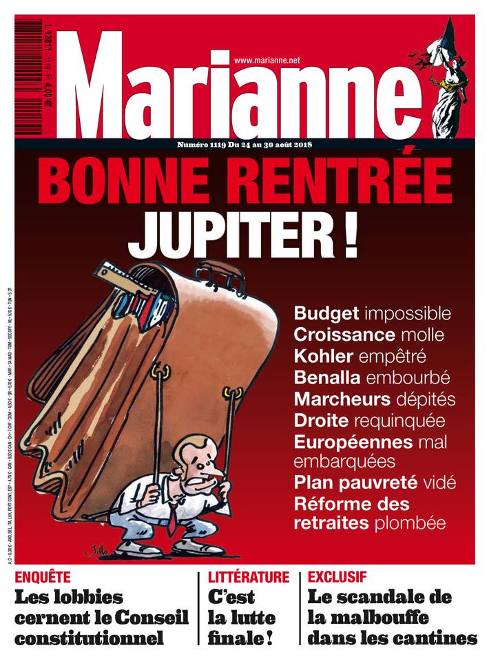 Marianne 24 août 2018 Marianne N°1119 du 24 août 2018 à télécharger sur iPad