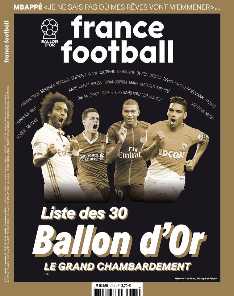 France Football 10 octobre 2017 France Football du 10 octobre 2017 à télécharger sur iPad