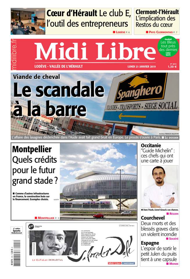 Midi Libre 21 janvier 2019 Abonnement à Midi Libre Pas Cher avec le BOUQUET INFO ePresse.fr