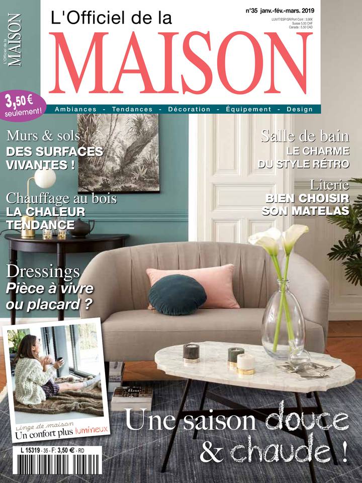 L’Officiel de la Maison 31 janvier 2019 L’Officiel de la Maison du 31 janvier 2019
