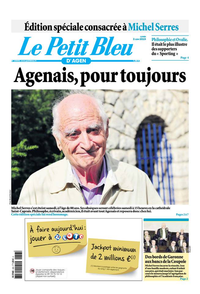 Le Petit Bleu d'Agen 03 juin 2019 Le Petit Bleu d'Agen du 03 juin 2019 à télécharger sur iPad