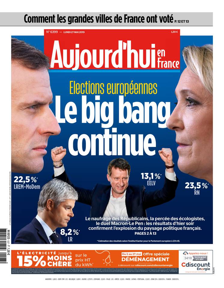 Aujourd'hui en France 27 mai 2019 Aujourd'hui en France du 27 mai 2019 à télécharger sur iPad