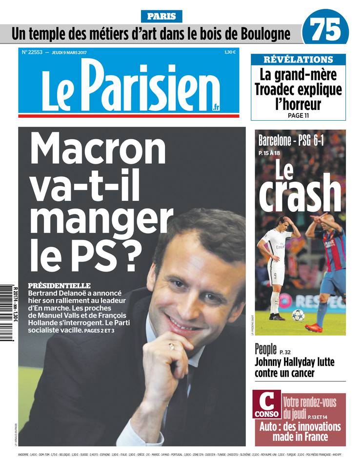 Le Parisien 09 mars 2017 Le Parisien du 09 mars 2017 à télécharger sur iPad