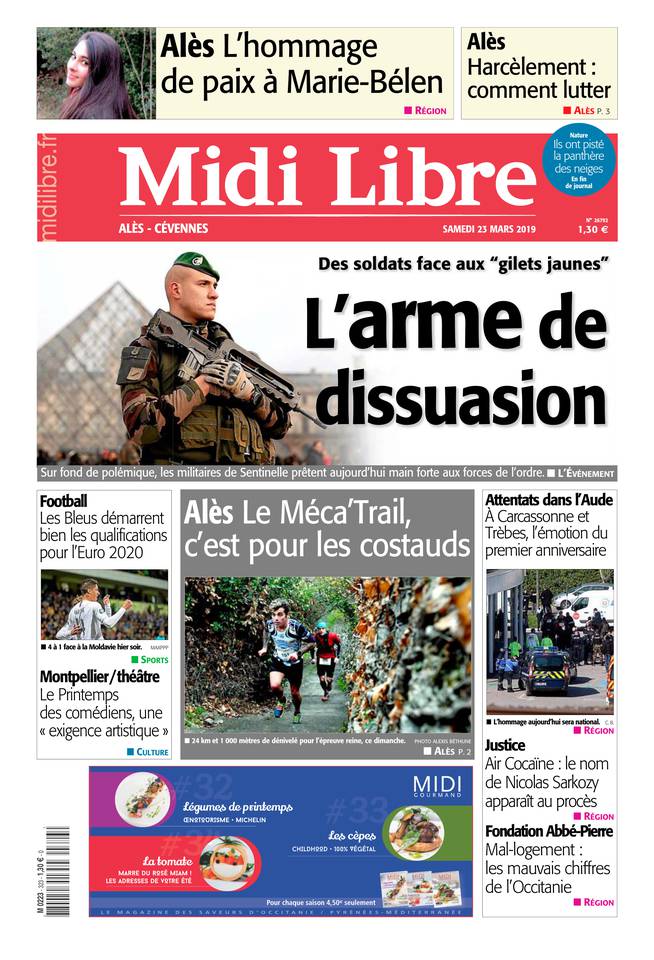 Midi Libre 23 mars 2019 Abonnement à Midi Libre Pas Cher avec le BOUQUET INFO ePresse.fr