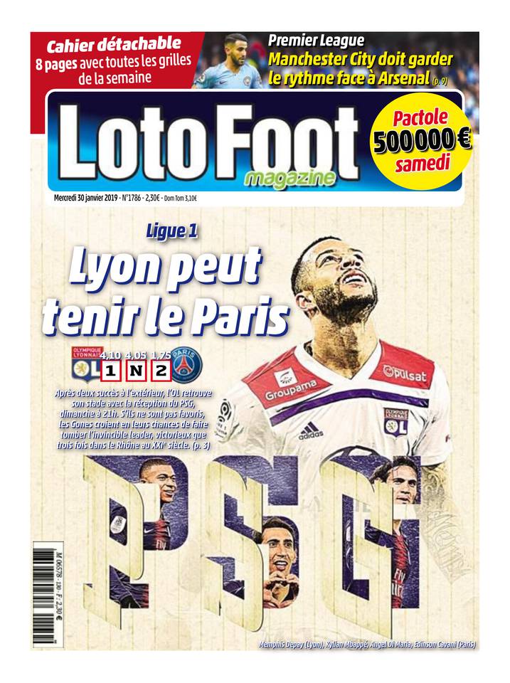 Loto Foot Magazine 30 janvier 2019 Loto Foot Magazine du 30 janvier 2019 à télécharger sur iPad