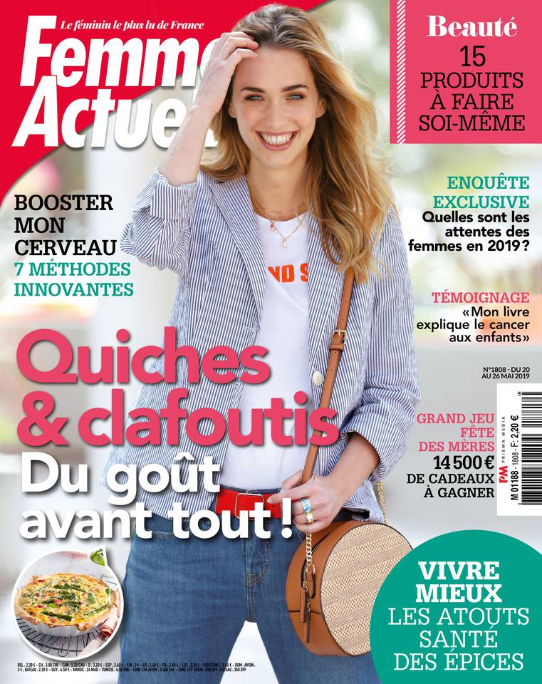 Femme Actuelle 20 mai 2019 Femme Actuelle N°1808 du 20 mai 2019 à télécharger sur iPad