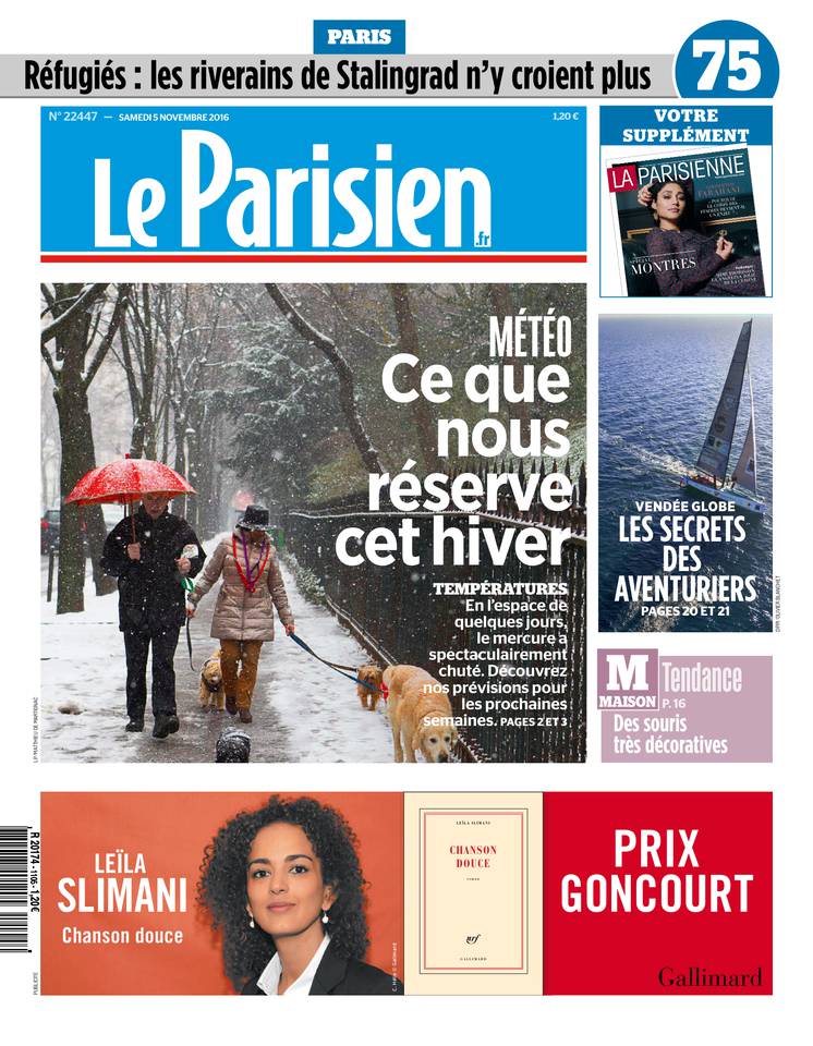 Le Parisien 05 novembre 2016 Le Parisien du 05 novembre 2016 à télécharger sur iPad