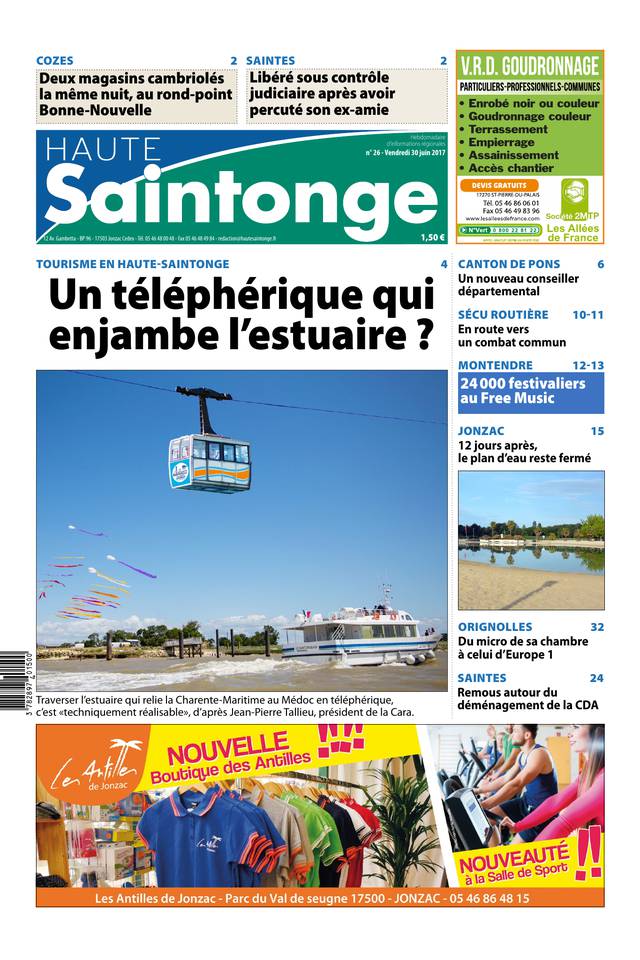 Haute Saintonge 30 juin 2017 Haute Saintonge du 30 juin 2017 à télécharger sur iPad