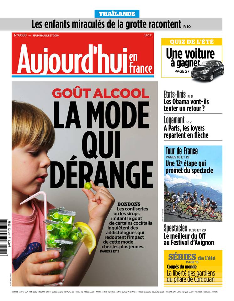 Aujourd'hui en France 19 juillet 2018 Aujourd'hui en France du 19 juillet 2018 à télécharger sur iPad