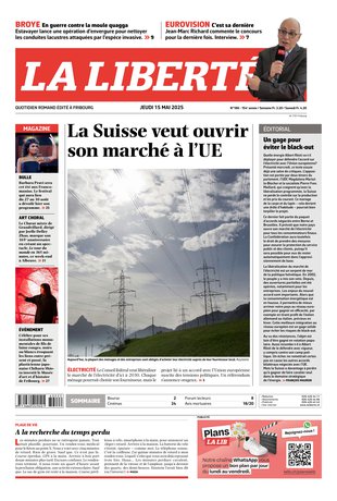 Couverture du magazine en date du 2025-05-15