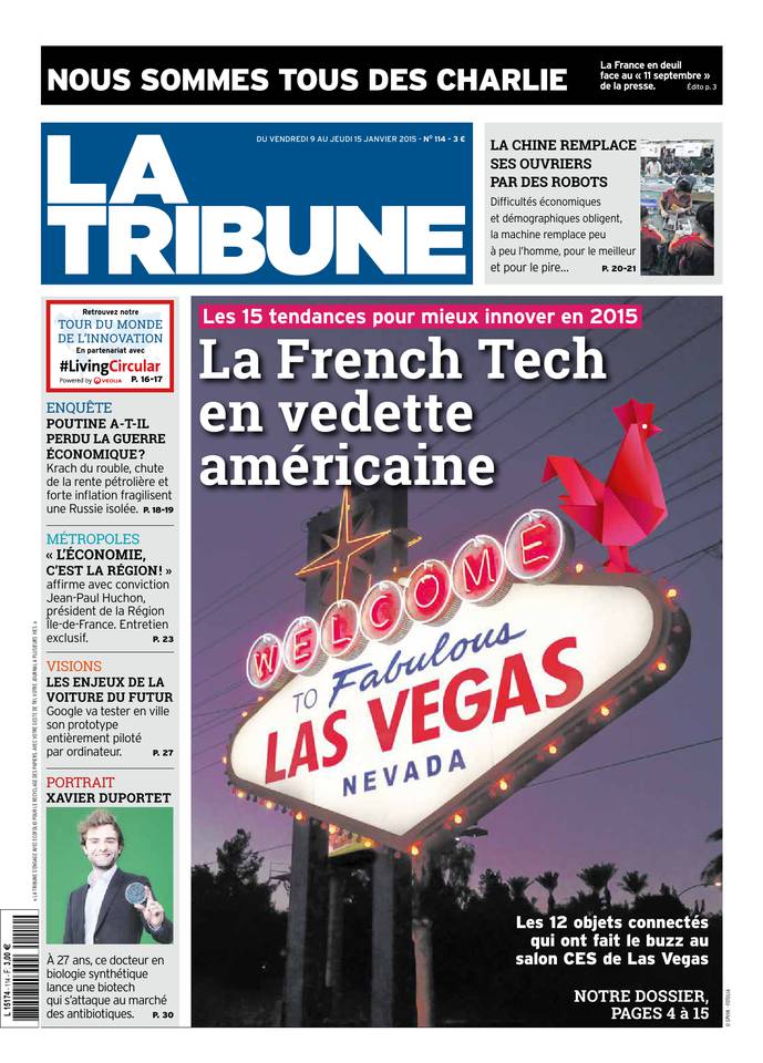 La Tribune Hebdomadaire 09 janvier 2015 La Tribune Hebdomadaire du 09 janvier 2015 à télécharger sur iPad