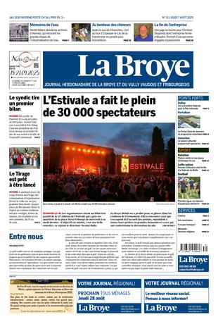 Couverture du magazine en date du 2025-08-07