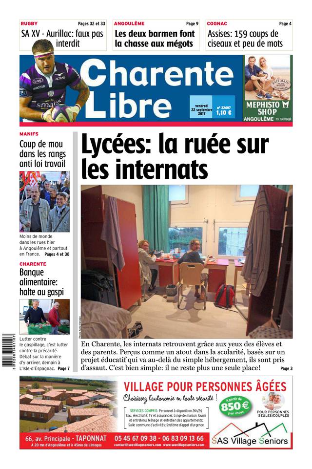Charente Libre 22 septembre 2017 Abonnement Charente Libre Pas Cher avec BOUQUET INFO ePresse.fr
