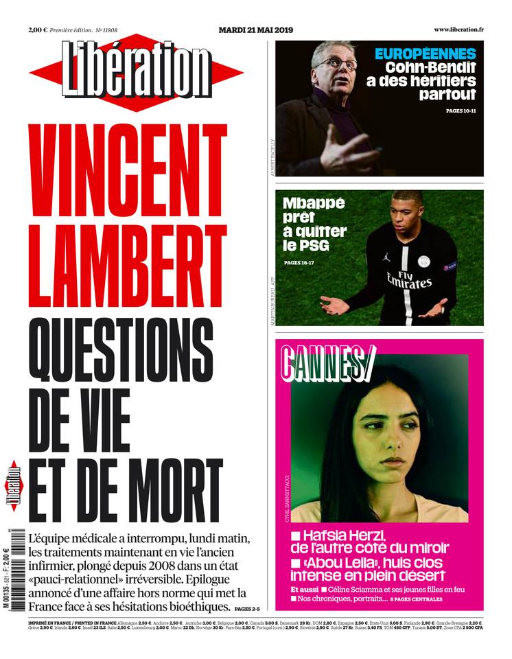Libération 21 mai 2019 Libération du 21 mai 2019 à télécharger sur iPad
