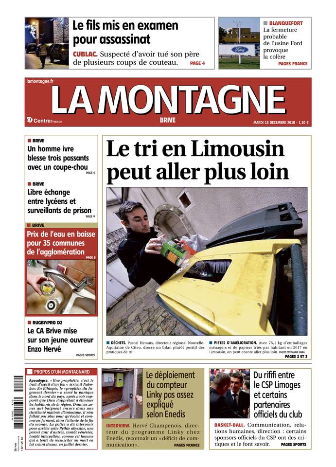La Montagne 18 décembre 2018 Abonnement La Montagne Pas Cher avec le BOUQUET INFO ePresse.fr