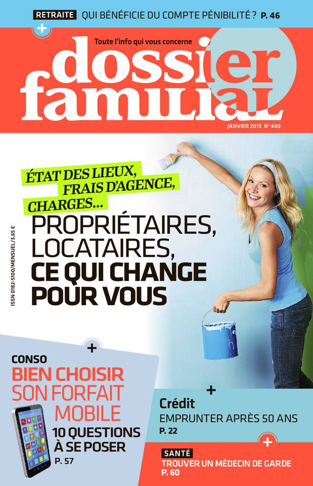 Dossier Familial 05 janvier 2015 Dossier Familial N°480 du 05 janvier 2015 à télécharger sur iPad