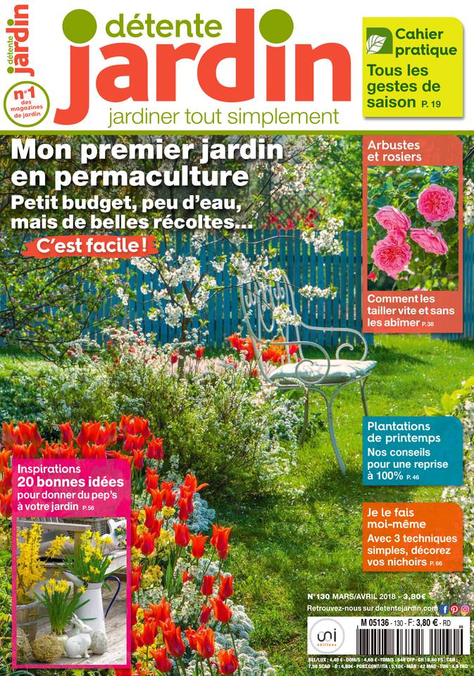 Détente Jardin 01 février 2018 Détente Jardin N°130 du 01 février 2018 à télécharger sur iPad
