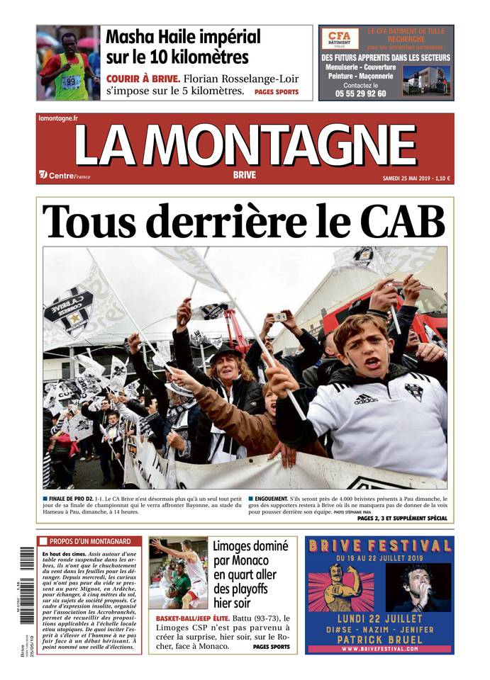 La Montagne 25 mai 2019 Abonnement La Montagne Pas Cher avec le BOUQUET INFO ePresse.fr