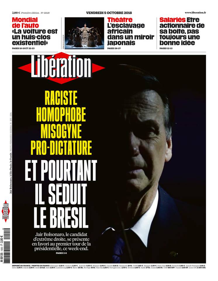 Libération 05 octobre 2018 Libération du 05 octobre 2018 à télécharger sur iPad