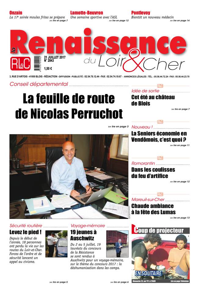 La Renaissance du Loir-et-Cher 21 juillet 2017 La Renaissance du Loir-et-Cher du 21 juillet 2017