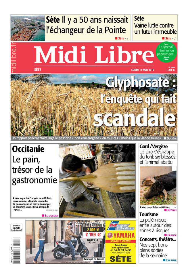 Midi Libre 13 mai 2019 Midi Libre du 13 mai 2019 à télécharger sur iPad