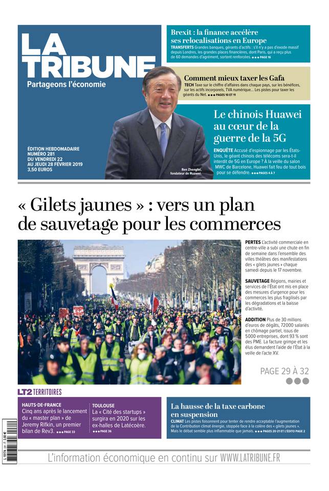 La Tribune Hebdomadaire 22 février 2019 La Tribune Hebdomadaire du 22 février 2019 à télécharger sur iPad