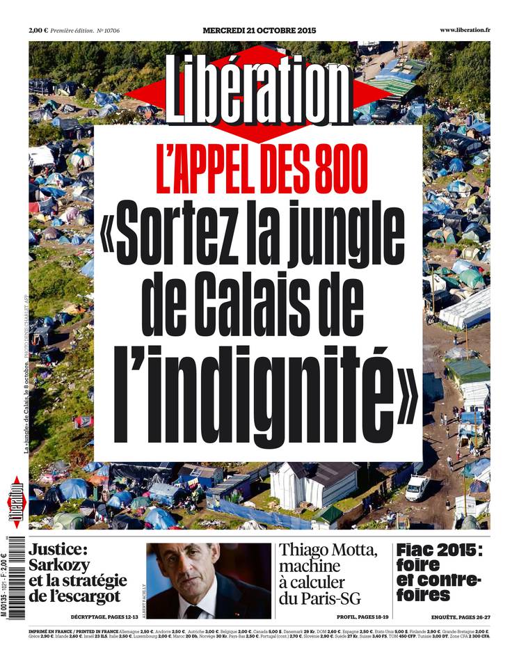 Libération 21 octobre 2015 Libération du 21 octobre 2015 à télécharger sur iPad