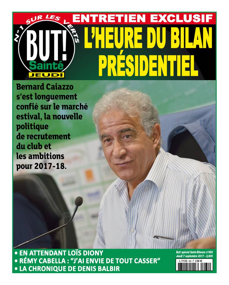 But! Sainté Jeudi 07 septembre 2017 But! Sainté Jeudi N°969 du 07 septembre 2017 à télécharger sur iPad