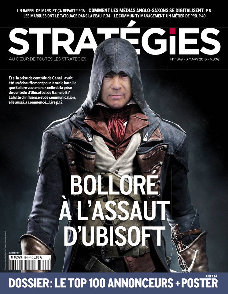 Stratégies 03 mars 2016 Stratégies N°1849 du 03 mars 2016 à télécharger sur iPad