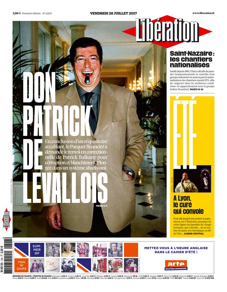 Libération 28 juillet 2017 Abonnement à Libération Pas Cher avec le BOUQUET INFO ePresse.fr
