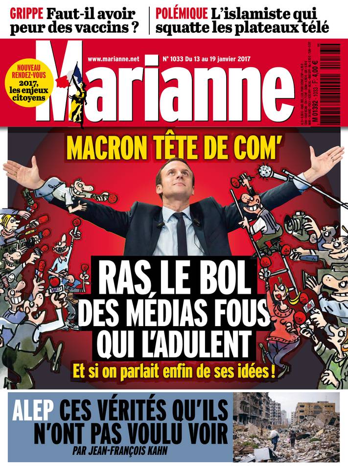 Marianne 13 janvier 2017 Marianne N°1033 du 13 janvier 2017 à télécharger sur iPad