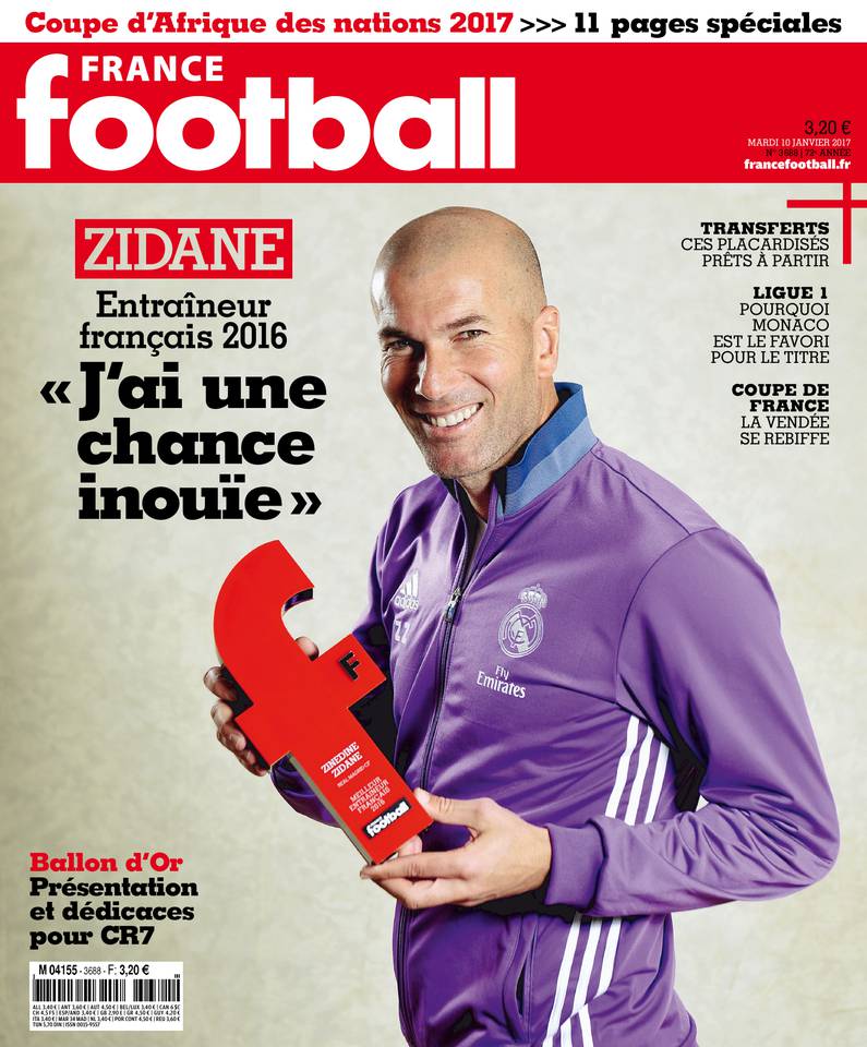 France Football 10 janvier 2017 France Football du 10 janvier 2017 à télécharger sur iPad