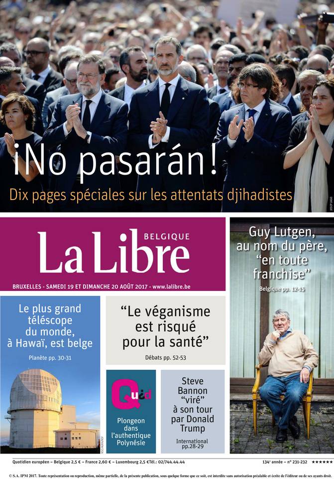 La Libre Belgique 19 août 2017 Abonnement La Libre Belgique Pas Cher avec le BOUQUET ePresse.fr